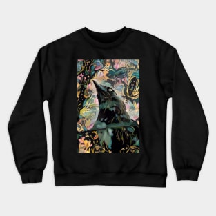 Colourful Corvids - Through The Leaves Crewneck Sweatshirt